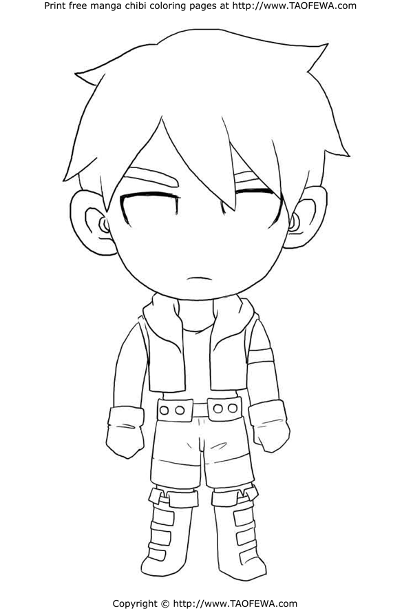 Chibi Colouring Pages