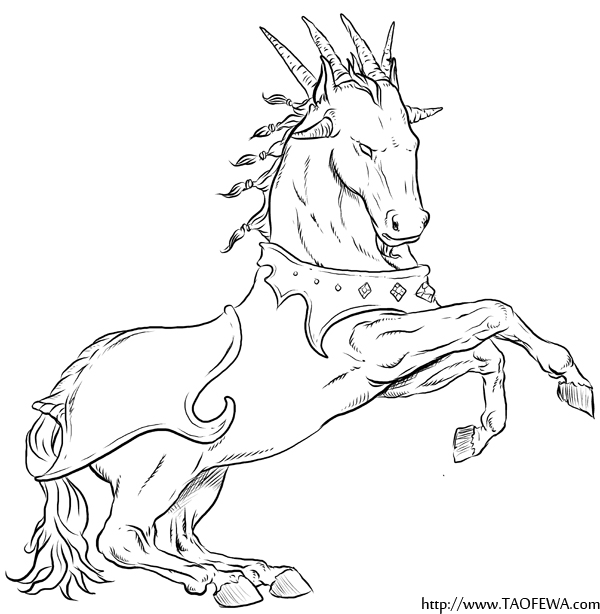 magical creatures coloring pages - photo #1