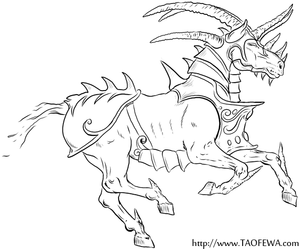magical creatures coloring pages - photo #3